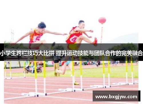 小学生跨栏技巧大比拼 提升运动技能与团队合作的完美融合
